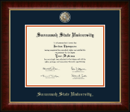 Savannah State University Masterpiece Medallion Diploma Frame in Murano