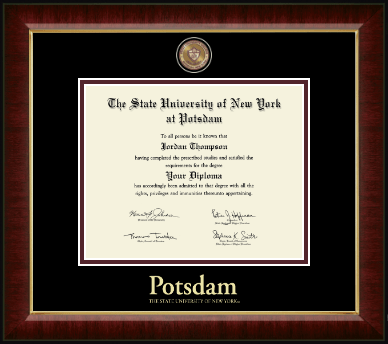 State University of New York at Potsdam diploma frame - Masterpiece Medallion Diploma Frame in Murano