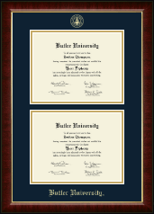 Butler University diploma frame - Double Diploma Frame in Murano