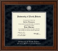 University of North Dakota diploma frame - Presidential Silver Engraved Diploma Frame in Madison