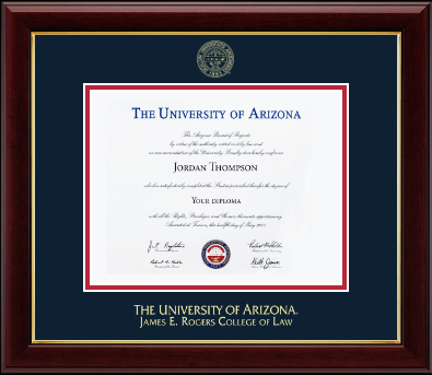 The University of Arizona diploma frame - Gold Embossed Diploma Frame in Gallery