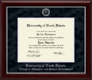 University of North Dakota diploma frame - Silver Embossed Diploma Frame in Gallery Silver
