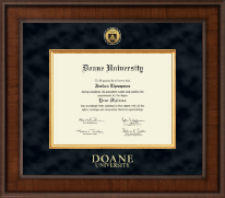 Doane University Presidential Gold Engraved Diploma Frame in Madison