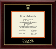 Doane University diploma frame - Gold Embossed Diploma Frame in Gallery