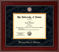 University of Denver Presidential Masterpiece Diploma Frame in Jefferson