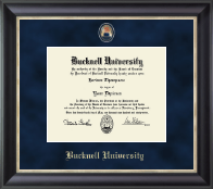 Bucknell University Regal Edition Diploma Frame in Noir