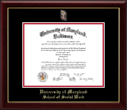 University of Maryland Baltimore diploma frame - Masterpiece Medallion Diploma Frame in Gallery