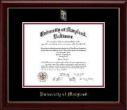 University of Maryland Baltimore Masterpiece Medallion Diploma Frame in Gallery