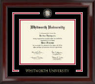 Whitworth University diploma frame - Showcase Edition Diploma Frame in Encore