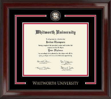 Whitworth University diploma frame - Showcase Edition Diploma Frame in Encore
