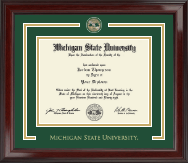 Michigan State University diploma frame - Showcase Edition Diploma Frame in Encore