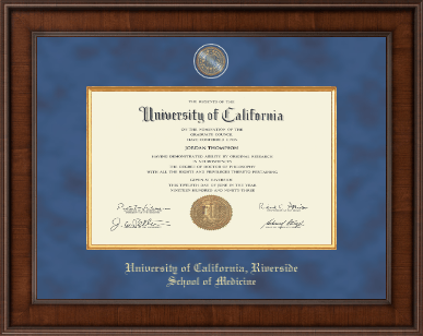 University of California Riverside diploma frame - Presidential Masterpiece Diploma Frame in Madison