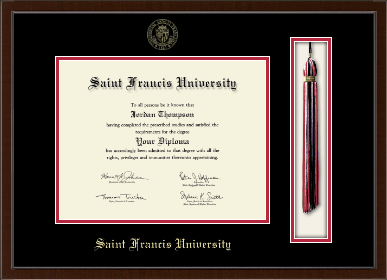 Saint Francis University diploma frame - Tassel & Cord Diploma Frame in Delta