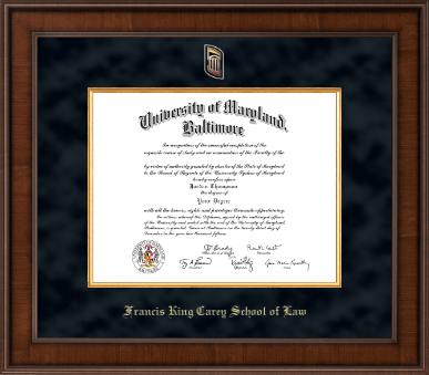 University of Maryland Baltimore diploma frame - Presidential Masterpiece Diploma Frame in Madison