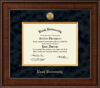 Rush University diploma frame - Presidential Gold Engraved Diploma Frame in Madison