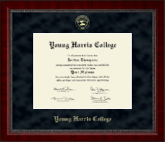 Young Harris College diploma frame - Gold Embossed Diploma Frame in Sutton