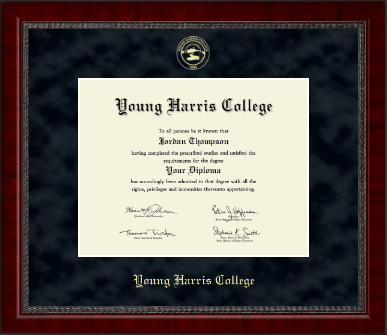 Young Harris College diploma frame - Gold Embossed Diploma Frame in Sutton