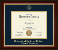 University of California Berkeley diploma frame - Gold Embossed Diploma Frame in Murano