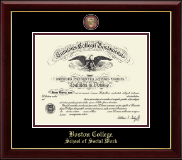 Boston College Masterpiece Medallion Diploma Frame in Gallery