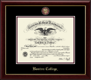 Boston College diploma frame - Masterpiece Medallion Diploma Frame in Gallery