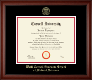 Cornell University Gold Embossed Diploma Frame in Cambridge