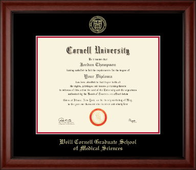 Cornell University diploma frame - Gold Embossed Diploma Frame in Cambridge