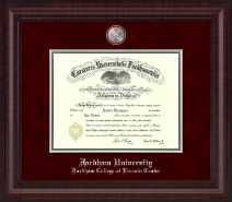 Fordham University diploma frame - Presidential Masterpiece Diploma Frame in Premier