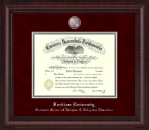 Fordham University diploma frame - Presidential Masterpiece Diploma Frame in Premier