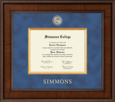 Simmons College diploma frame - Presidential Masterpiece Diploma Frame in Madison
