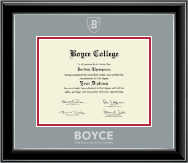 The Southern Baptist Theological Seminary diploma frame - Silver Embossed Diploma Frame in Onyx Silver