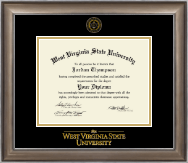 West Virginia State University diploma frame - Dimensions Diploma Frame in Easton
