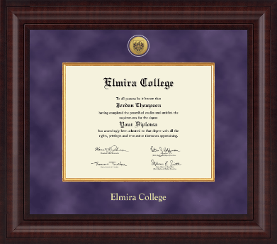 Elmira College diploma frame - Presidential Gold Engraved Diploma Frame in Premier