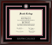 South College Showcase Edition Diploma Frame in Encore