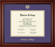 Elmira College Gold Embossed Diploma Frame in Cambridge