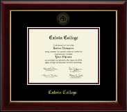 Calvin College Gold Embossed Diploma Frame in Gallery