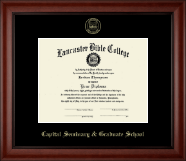 Lancaster Bible College diploma frame - Gold Embossed Diploma Frame in Cambridge
