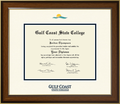 Gulf Coast State College diploma frame - Dimensions Diploma Frame in Westwood