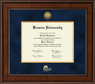 Brescia University diploma frame - Presidential Masterpiece Diploma Frame in Madison
