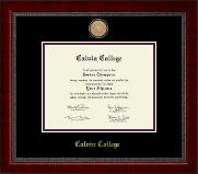 Calvin College diploma frame - Masterpiece Medallion Diploma Frame in Sutton