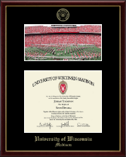 University of Wisconsin Madison diploma frame - Campus Scene Diploma Frame in Galleria