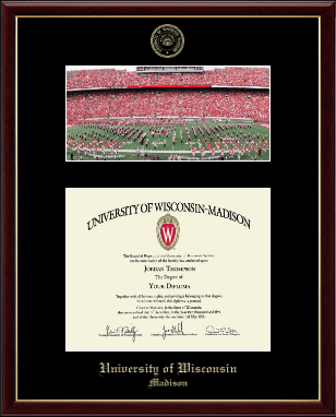 University of Wisconsin Madison diploma frame - Campus Scene Diploma Frame in Galleria