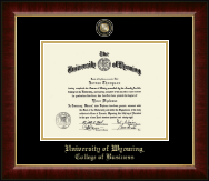 University of Wyoming diploma frame - Masterpiece Medallion Diploma Frame in Murano
