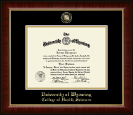 University of Wyoming diploma frame - Masterpiece Medallion Diploma Frame in Murano
