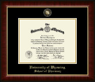 University of Wyoming diploma frame - Masterpiece Medallion Diploma Frame in Murano