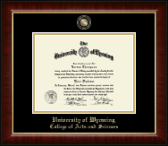 University of Wyoming diploma frame - Masterpiece Medallion Diploma Frame in Murano