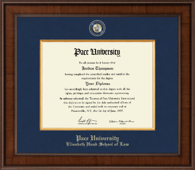 Pace University diploma frame - Presidential Masterpiece Diploma Frame in Madison