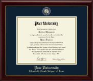 Pace University Masterpiece Medallion Diploma Frame in Gallery