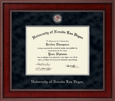 University of Nevada Las Vegas diploma frame - Presidential Masterpiece Diploma Frame in Jefferson