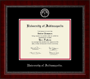 University of Indianapolis diploma frame - Silver Embossed Diploma Frame in Sutton
