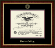 Boston College diploma frame - Gold Embossed Diploma Frame in Murano
